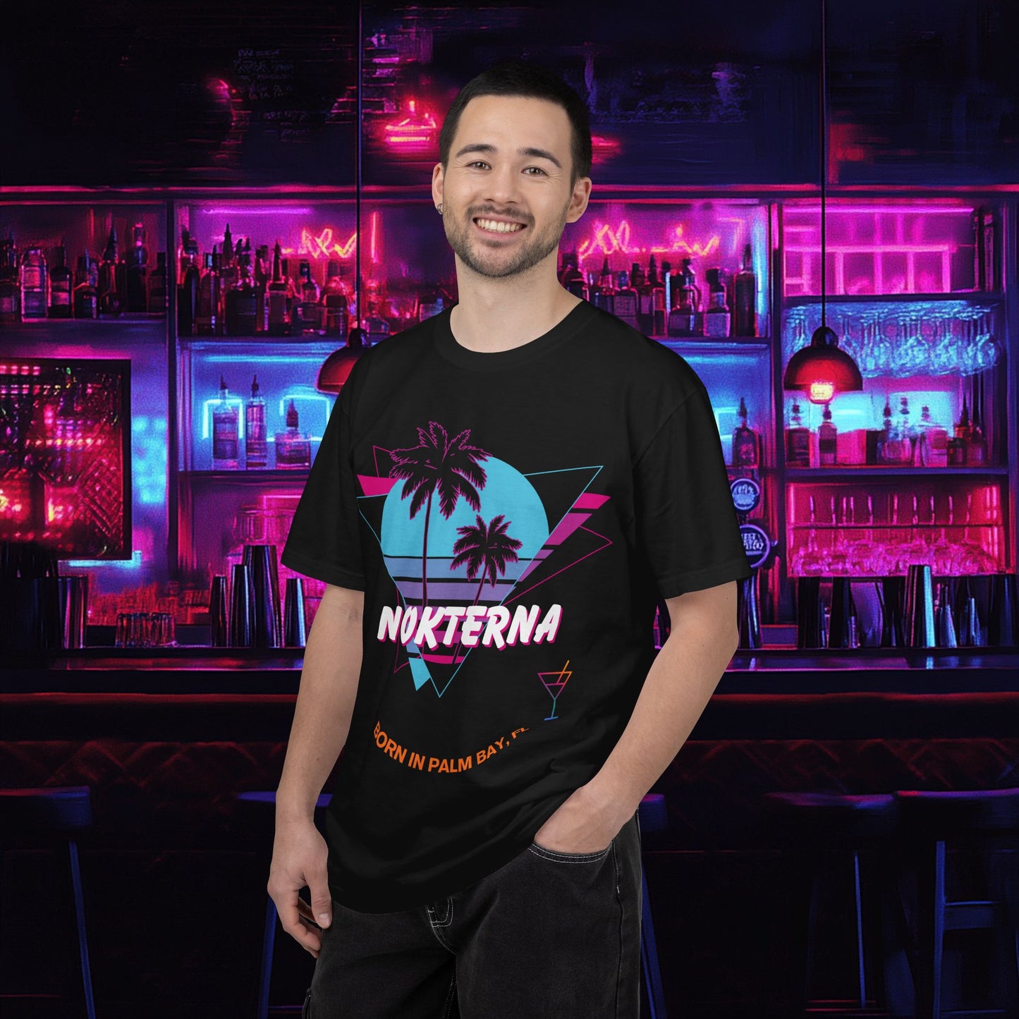 Nokterna Born in Palm Bay Tee