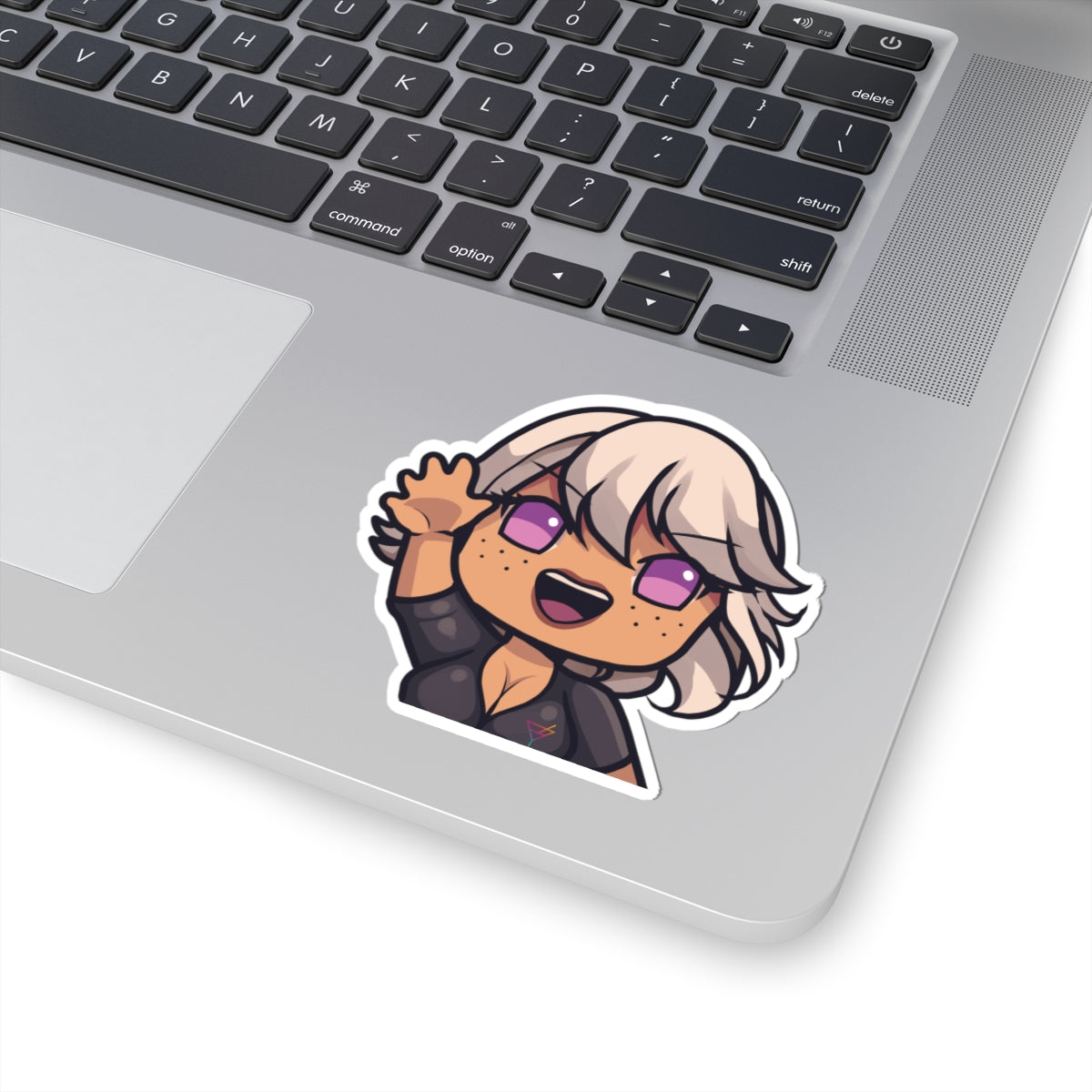 Mary Waving Vinyl Sticker