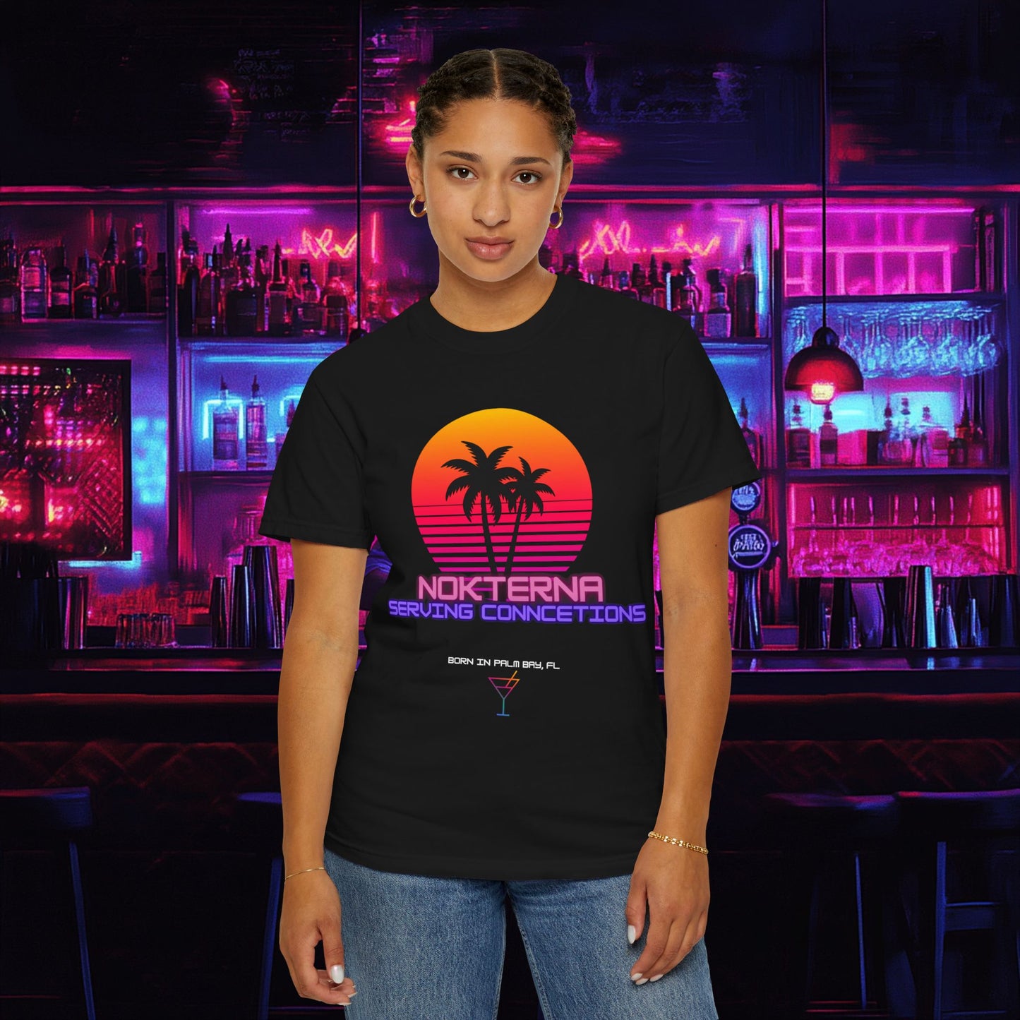 Nokterna Born in Palm Bay Tee (Alt)